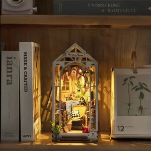 DIY Miniature Book Nook Kit | Garden House