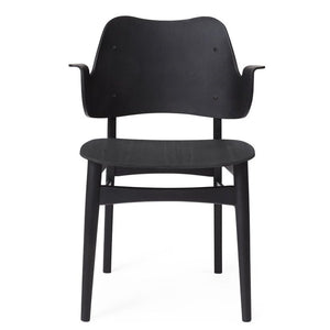 Gesture Chair Black Lacquered Beech