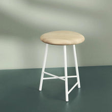 Load image into Gallery viewer, Pebble Stool Ash|White