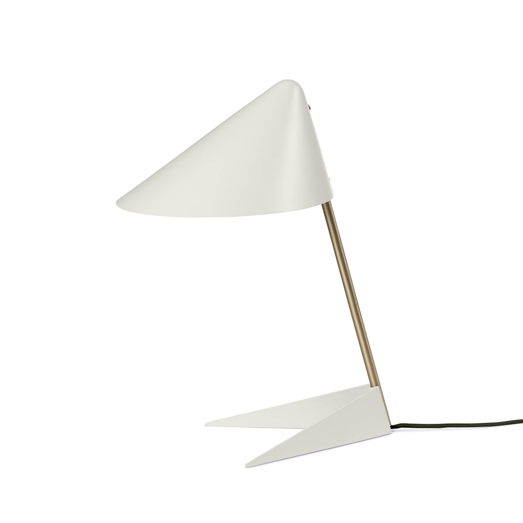 Ambience Brass Table Lamp White