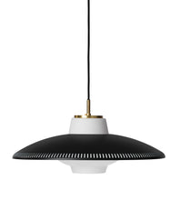 Load image into Gallery viewer, Opal Shade Pendant Black