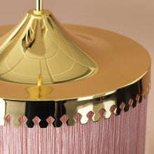 Load image into Gallery viewer, Fringe Pendant Pale Pink