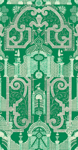 Emperor's Labyrinth Green Wallpaper