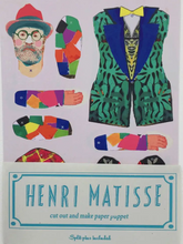 Load image into Gallery viewer, Make Your Own | Henry Matisse Cut Out Puppet