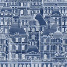 Load image into Gallery viewer, Louvre Blue Wallpaper