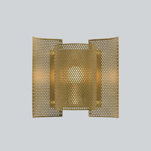 Load image into Gallery viewer, Butterfly Perforated Wall Lamp Brass