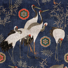 Load image into Gallery viewer, Tsuru Indigo Wallpaper
