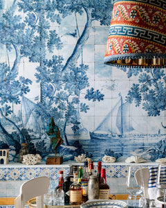 Azure Mural Wallpaper