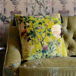 Royal Garden Velvet Cushion