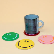 Load image into Gallery viewer, Smiley Coaster Set