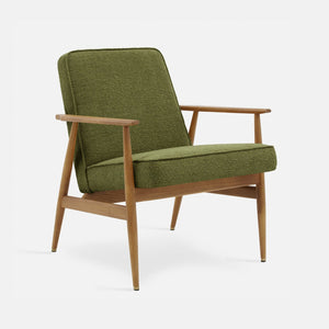 Fox Chair | Boucle Olive Green