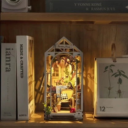 DIY Miniature Book Nook Kit | Garden House