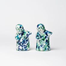Load image into Gallery viewer, Splatter Ceramic Salt &amp; Pepper Friends | Azur
