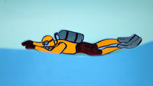 Load image into Gallery viewer, Bookmark | Scuba Diver Yellow