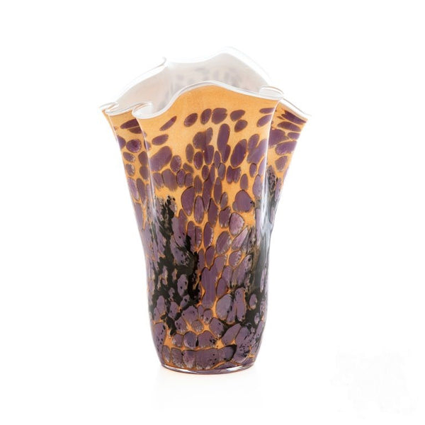 Handblown Glass Wave Vase
