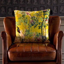 Load image into Gallery viewer, Royal Garden Velvet Cushion | Green