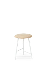 Load image into Gallery viewer, Pebble Stool Ash|White