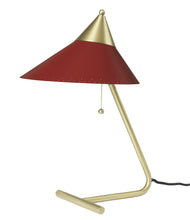 Load image into Gallery viewer, Brass Top Table Lamp Red Grape