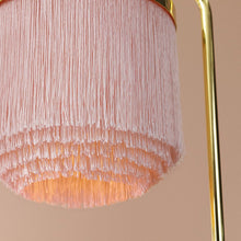 Load image into Gallery viewer, Fringe Table Lamp Pale Pink