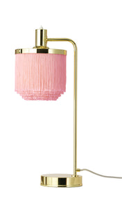 Fringe Table Lamp Pale Pink