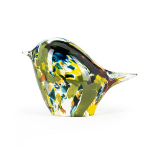 Handblown Maxi Glass Birdy | Colori