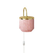 Load image into Gallery viewer, Fringe Wall Lamp Pale Pink