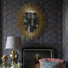 Load image into Gallery viewer, Ajrak Blue Wallpaper