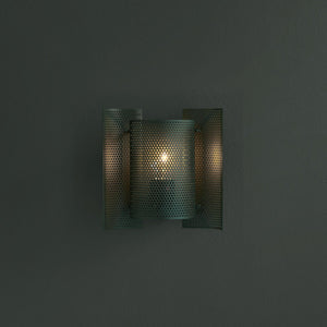 Butterfly Perforated Wall Lamp Dark Green