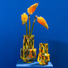 Load image into Gallery viewer, Handblown Glass Vase | Colourful Mix