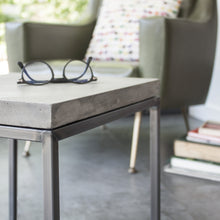 Load image into Gallery viewer, Perspective Concrete Side Table