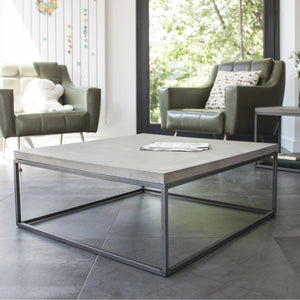 Perspective Square Concrete Coffee Table