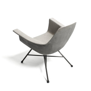 Hauteville Low Concrete Armchair