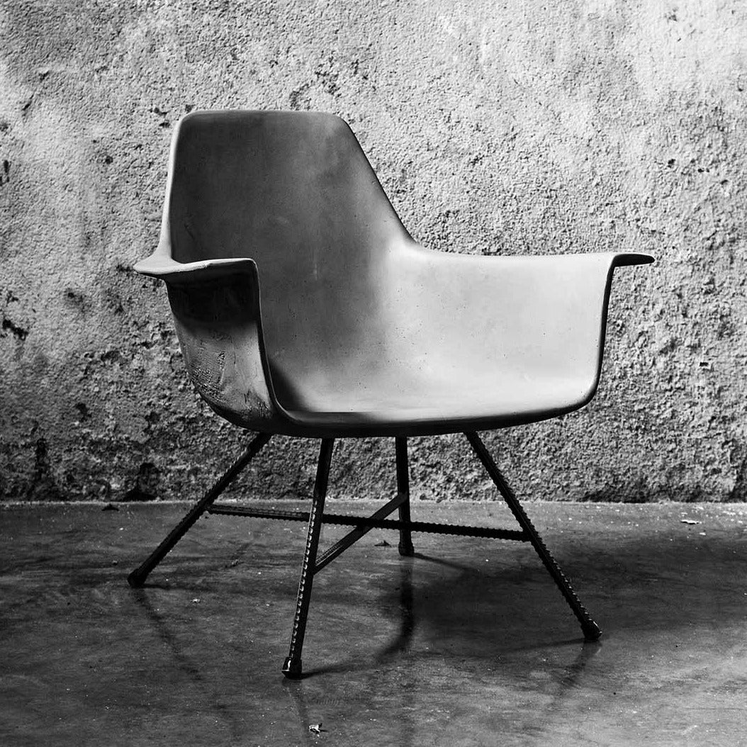 Hauteville Low Concrete Armchair