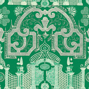 Emperor's Labyrinth Green Wallpaper