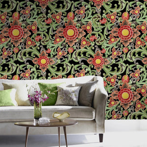 Floral Painting Wallpaper