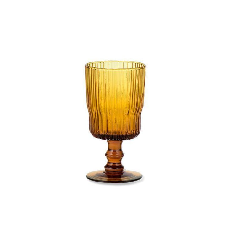 Fali Amber Wine Glasses | Set of 4