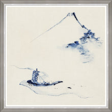 Load image into Gallery viewer, Framed Artwork | A Person in a Small Boat by Hokusai