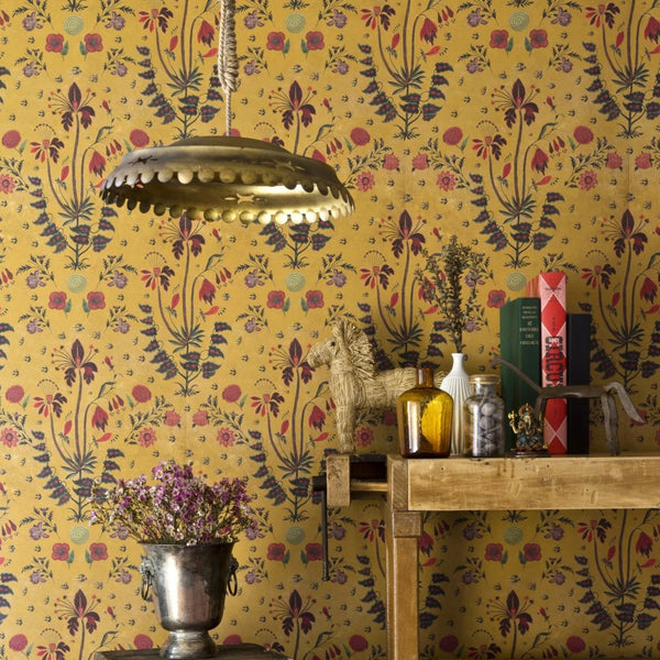 Gypsy Ochre Wallpaper