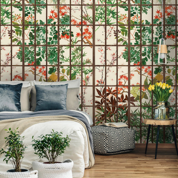 Floral Tapestry Wallpaper – Storeen