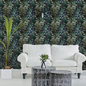 Lush Succulents Wallpaper