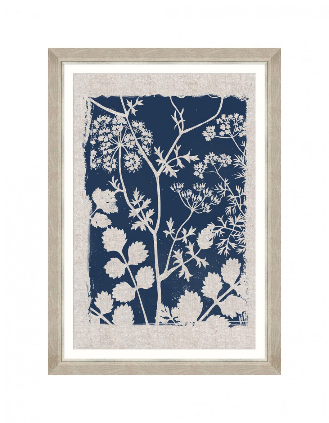 Framed Wall Art | Linocut Florals II