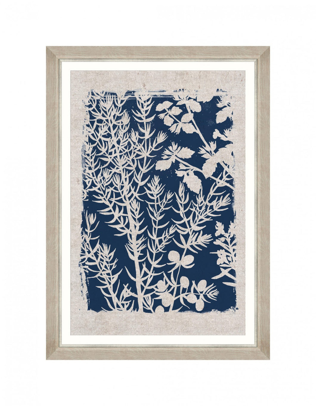 Framed Wall Art | Linocut Florals I
