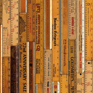 Large Printed Rulers Wallpaper