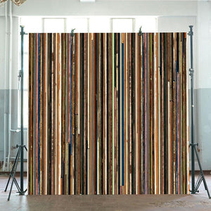 Scrapwood Coloured Sides Wallpaper
