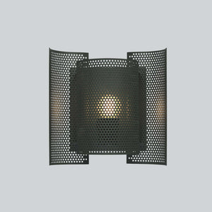 Butterfly Perforated Wall Lamp Dark Green