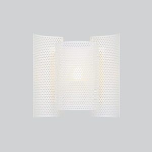 Butterfly Perforated Wall Lamp White