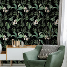 Load image into Gallery viewer, Palm Springs Anthracite Wallpaper