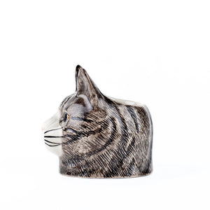 Grey Cat Face Egg Cup