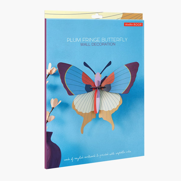 Make Your Own | Plum Fringe Butterfly