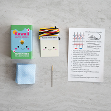 Load image into Gallery viewer, Matchbox Miniature Keepsake | Queen Bee Mini Cross Stitch Kit